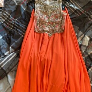 two piece prom dress